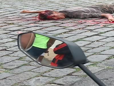 Murdered man with head shot