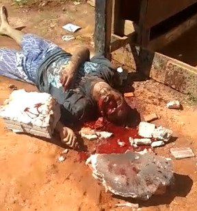 Dude Stoned To Death by Big Ass Stone