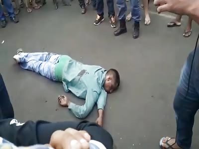 robbery failed .. thief loses his life