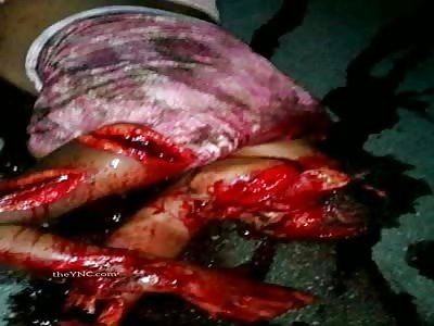 shocking man kills wife and son with machete punches