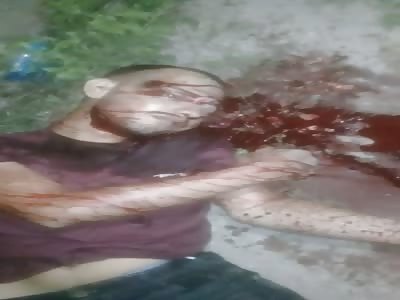 murder ... man with the throat cut