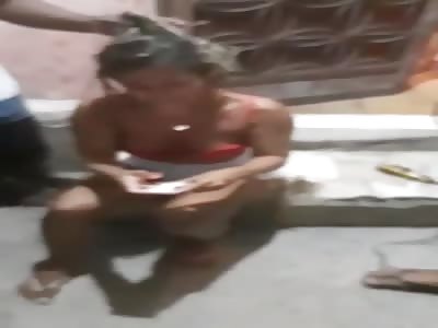 Punishment Brazil ... Woman Receives Haircut