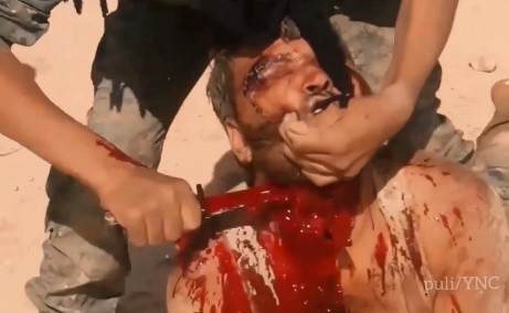 ISIS Knife Beheading of 3 Spies