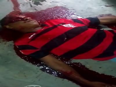 Murdered man with head shot Brazil