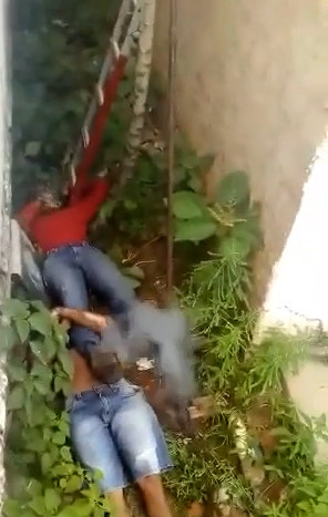 People Forced to Watch Man Roast to Death