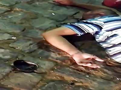 Man in agony after accident 