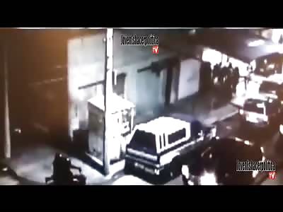 Cctv. Woman is killed by... Hitmen 