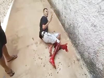 They barked to rob the police house and he's not doing well. 