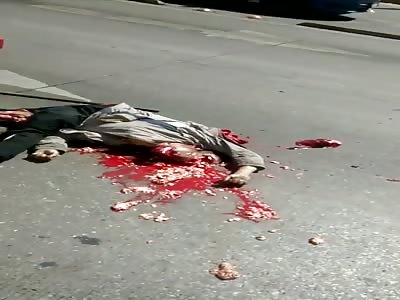 Man accident crushed by truck 