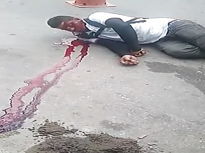 Man agonizing after Shots