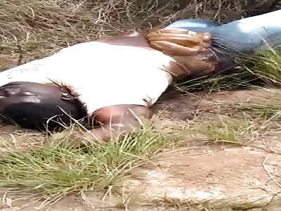 Man in rotting state 