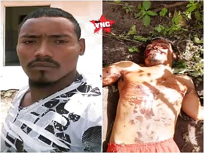 Murdered man with head shot Brazil