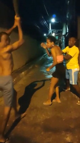 Scared Tranny Punished by Traffickers