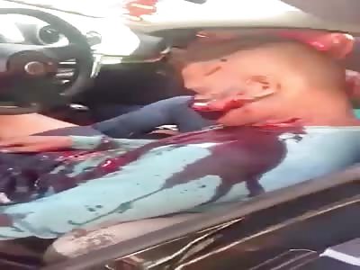 Man executed inside his car