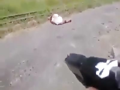 Man gets shot from police officer 