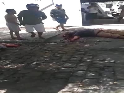 Murdered man with head shot