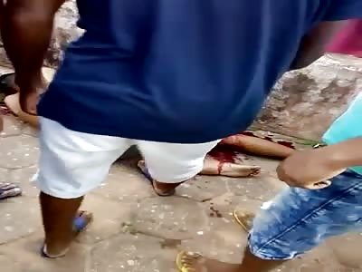 Murdered man with head shot