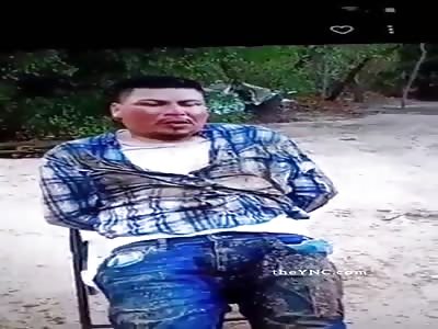 Sicarios Chop Rival From Los Chapitos With A Chainsaw (Alternative Version)