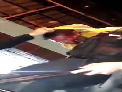 Home Invader Beaten Up by Whole Community