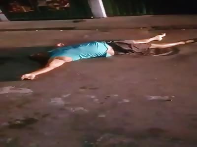 Murdered man with head shot Brazil