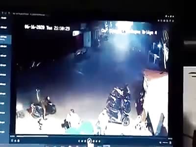 CCTV. EXECUTION   (Man killed by hitmen) 