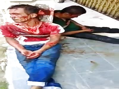 Two thieves tied up and punished 