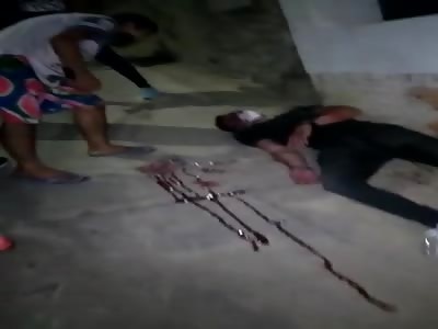 Murdered man with head shot 