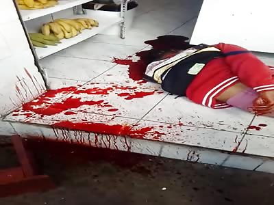 Murdered man with head shot Brazil