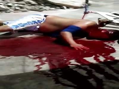 Red Pools of Brazil..Swims in Own Blood