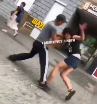 Psycho Beats Girlfriend in Public