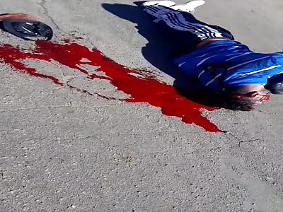 Murdered man with head shot Brazil