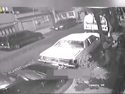 CCTV MÃ‰XICO. cops brutally beat up some young men 