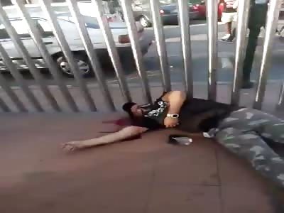 Murdered man with head shot