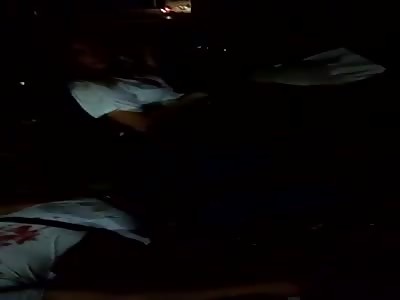 man in agony after fatal accident