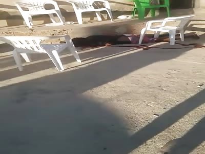 Murdered man with head shot,  Brazil.