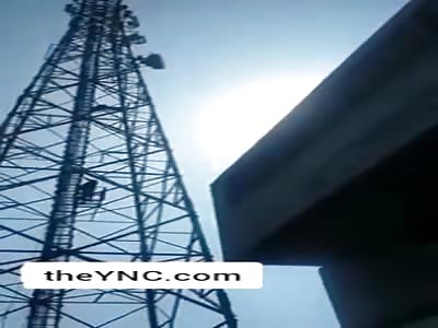 High-rise telecom car worker + (Aftermath)