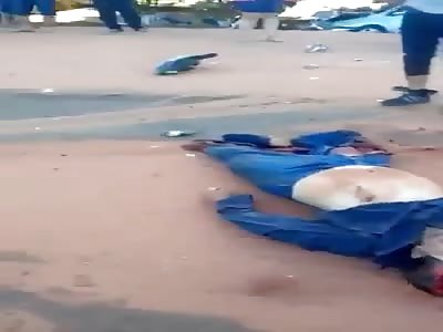 Murdered man with head shot 