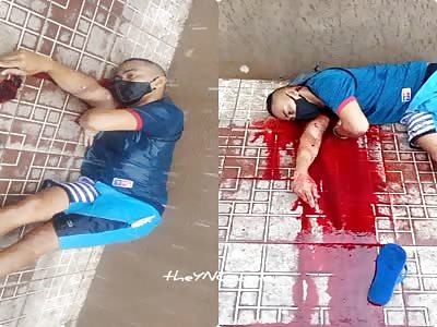 Murdered man with head shot Brazil