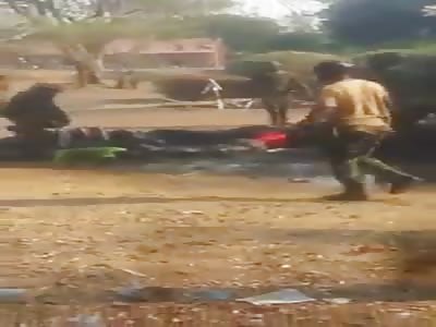 Nigeria several prisoners are BRUTALLY punished