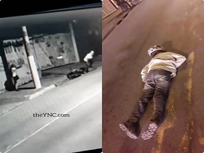 CCTV woman murders thief in attempted robbery (mexico)