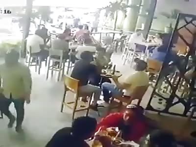 CCTV. EXECUTION   (Man killed by hitmen) 