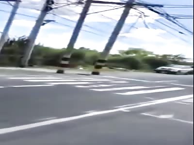 Thug killed by approaching police officer.