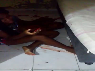 Murdered man with head shot Brazil.