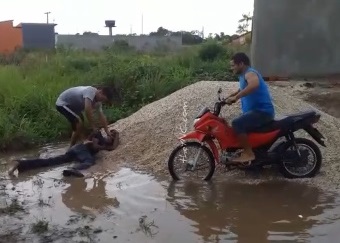 Intense Street Justice In, Brazil.