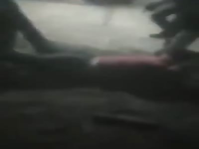 man is brutally whipped tortured