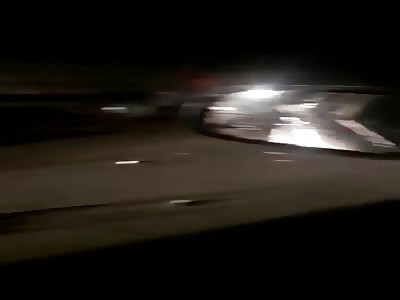 Danm man with an exploded stomach 