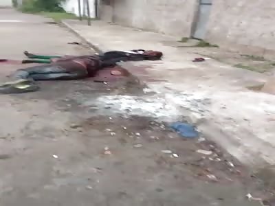 several criminals murdered in favela of Brazil 