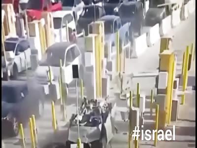 San Ysidro the most crossed border in the world. This car was stolen