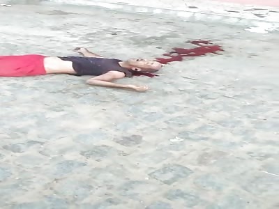 Murdered man with head shot