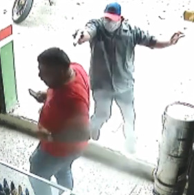 Hitman Executes His Victim By Emptying His Pistol Into Him